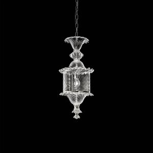 Art. VO 160/S/1, Lampe à suspension en cristal transparent