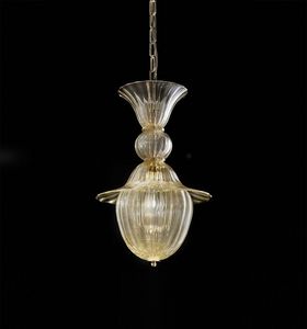 Art. VO 161/S/1, Lampe � suspension en verre