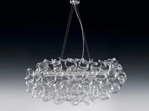ASTRO Art. 205.520, Lampe  suspension en mtal et verre pyrex