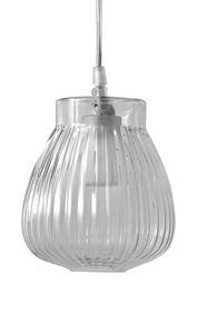 Ceraunavolta SE135 1S INT, Lampe en verre suspendu avec design classique