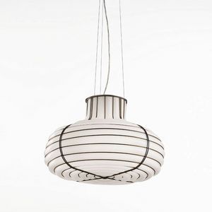 Chapeau Ms433-025, Lampe  suspension en verre souffl