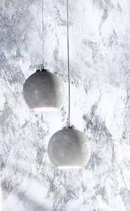 DECO LAMP, Suspension avec abat-jour dcor