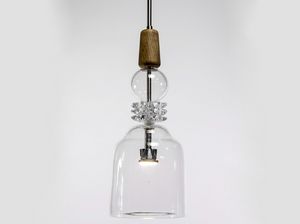 JOVI 023, Lampe  suspension en verre souffl de Murano