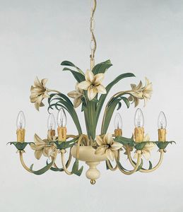 L.3635/6, Lustre avec des dcorations florales