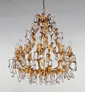 L.380/8, Lustre avec des lments de cristal