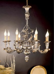 L.7440/8, Lustre avec des dcorations en argent