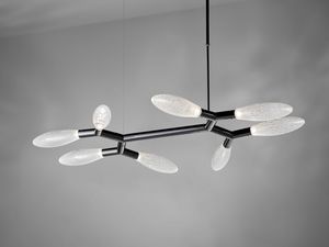 Miox 680/8, Lampe  suspension avec diffuseur en verre pulegoso