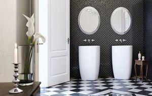 BEYOND BASIN, Elgant lavabo de la salle avec des lignes harmonieuses