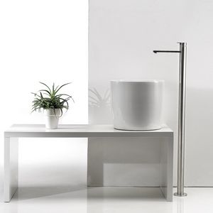 PILLAR BASIN, Lavabo  poser en cramique, forme ronde