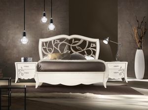Art. LM21, Lit double classique avec conteneur en bois