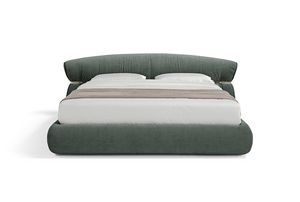 BonBon, Lit rembourr�, aux lignes douces et accueillantes