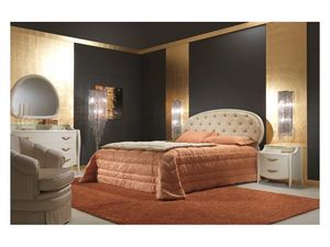 Art. 2010-T Bed, Chambres recouvert de cuir, en touffe, pour les chambres de luxe