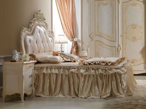 Perla Lit, Sculpt lit en bois, pour les chambres de luxe