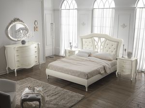 Dior lit, Lit raffin, avec tte de lit capitonne