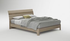 Doga, Lit en bois, avec tte de lit  lattes
