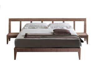 Magic Dream 2889/F, Lit en bois avec tables de chevet intgres dans la tte de lit