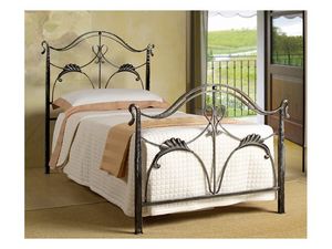 Ottocento Single Bed, Lit simple de style Art Nouveau,  usage d'habitation