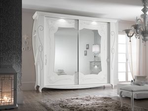 Chlo armoire, Armoire de conte de fes, portes coulissantes et lumires LED