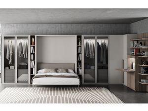 Design, Mobilier de chambre avec lit escamotable