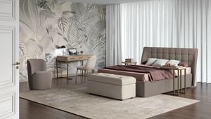 Art. 92102, Lit rembourr� avec t�te de lit capitonn�e