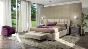 Art. 92108, Lit rembourr� avec t�te de lit enveloppante