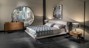 Gregory lit, Lit rembourr� recouvert de cuir