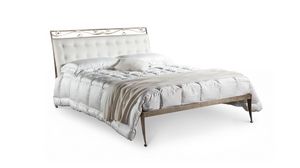 Cesar lit, Lit avec armature de fer, tte de lit matelass