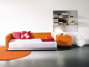 FLIPPER single, Canap-lit dans un style moderne, pour usage rsidentiel