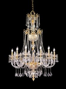 Art. 580/12, Lustre avec cristaux suspendus