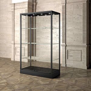 Museum MU/120FC, Vitrine d'exposition avec étagères en verre