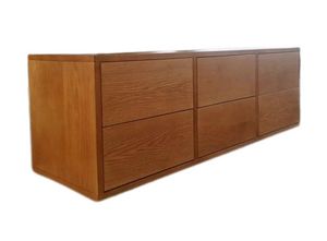 Art. 805, Meuble de salle de bain design suspendu en bois de frne