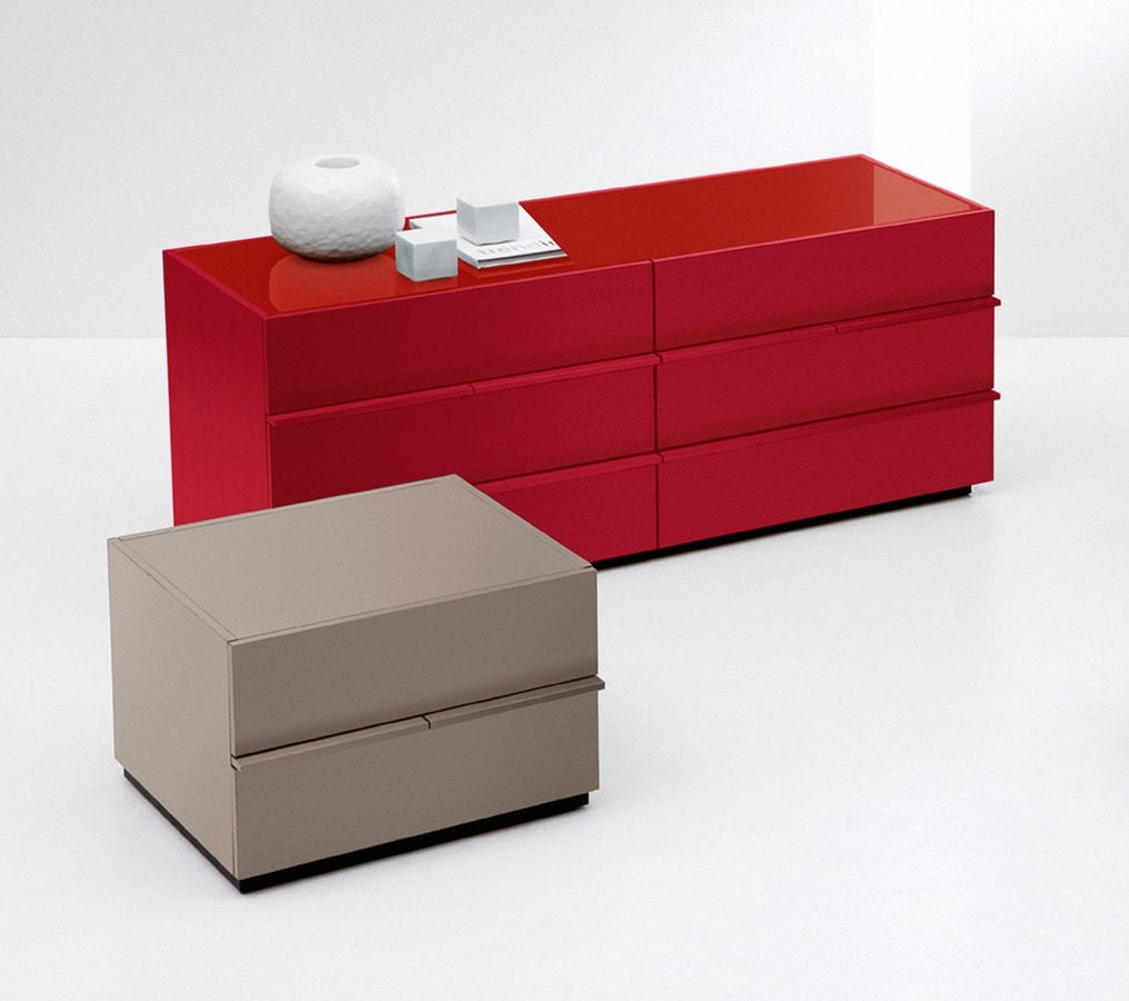 AKI chest of drawers, Commode de style moderne et minimaliste, pour Chambre