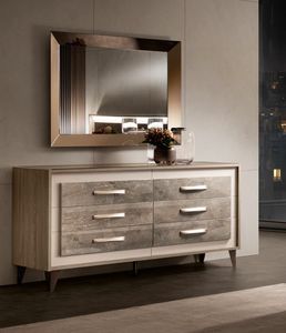 AMBRA commode, Commode avec faades en marbre