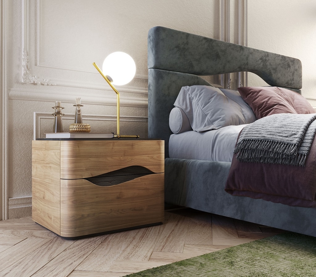 Chambre à coucher complète LED NOVA - Mobiliers de Chambre Design