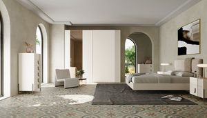 Musa, Mobilier de chambre complet, au design contemporain