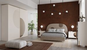 Sun, Mobilier de chambre moderne, avec lit rembourr�