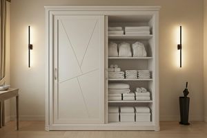 Art. 590, Armoire d'entr�e, avec portes coulissantes