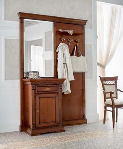 Art. entrance comp.02, Mobilier d'entr�e de style classique, avec miroir