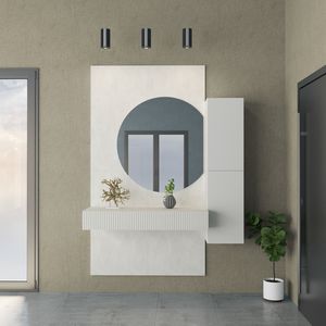 Entrance 05.2, Meuble d'entr�e mural avec miroir