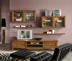 Intarsio meuble tlvision, Meuble TV de style classique