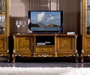 Regency meuble tlvision, Meuble TV avec faades en bruyre