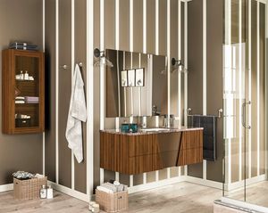 Canaletto Salle de bain Comp. 1, Meubles modernes pour salle de bain, � noyer canaletto