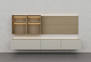 Climb Day 03, Armoire murale pour salon, design contemporain