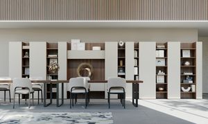 CODE comp.06, Bibliothque moderne, bar design vertical, pour le salon
