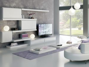 Giorno Sistemi 12, Systme de mobilier modulaire, avec diffrentes finitions