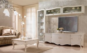 Incanto Comp. N. 3, Meubles de salon de style classique �l�gant, avec stand de t�l�vision