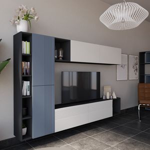 Living 08.2, Composition murale, pour meuble de salon