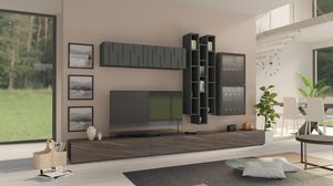 Living 16.2, Meubles de salon avec finition en marbre