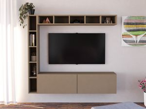 Living 17.2, Composition murale au design compact, pour le salon