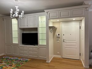 Mobilier mural sur mesure pour salon et entr�e, Meubles �l�gants sur mesure pour entr�e et salon